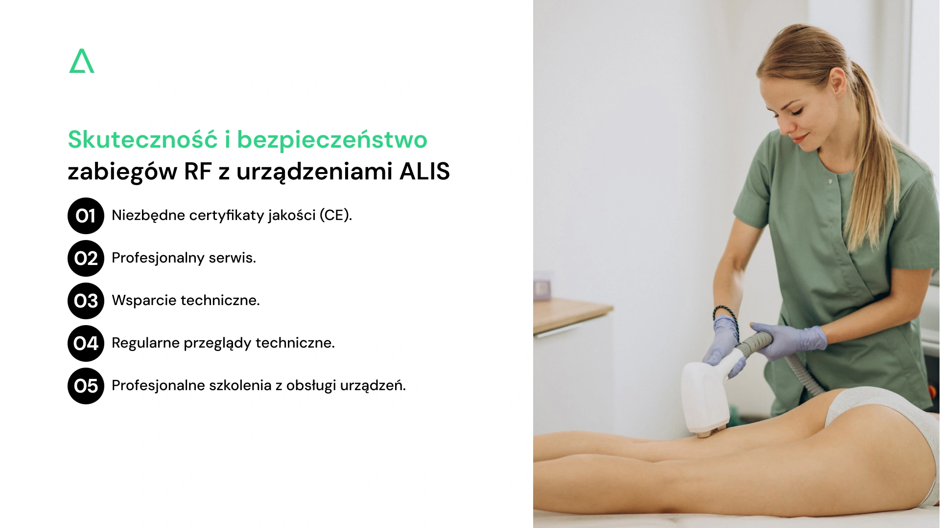 Skuteczność i bezpieczeństwo zabiegów RF z urządzeniami ALIS