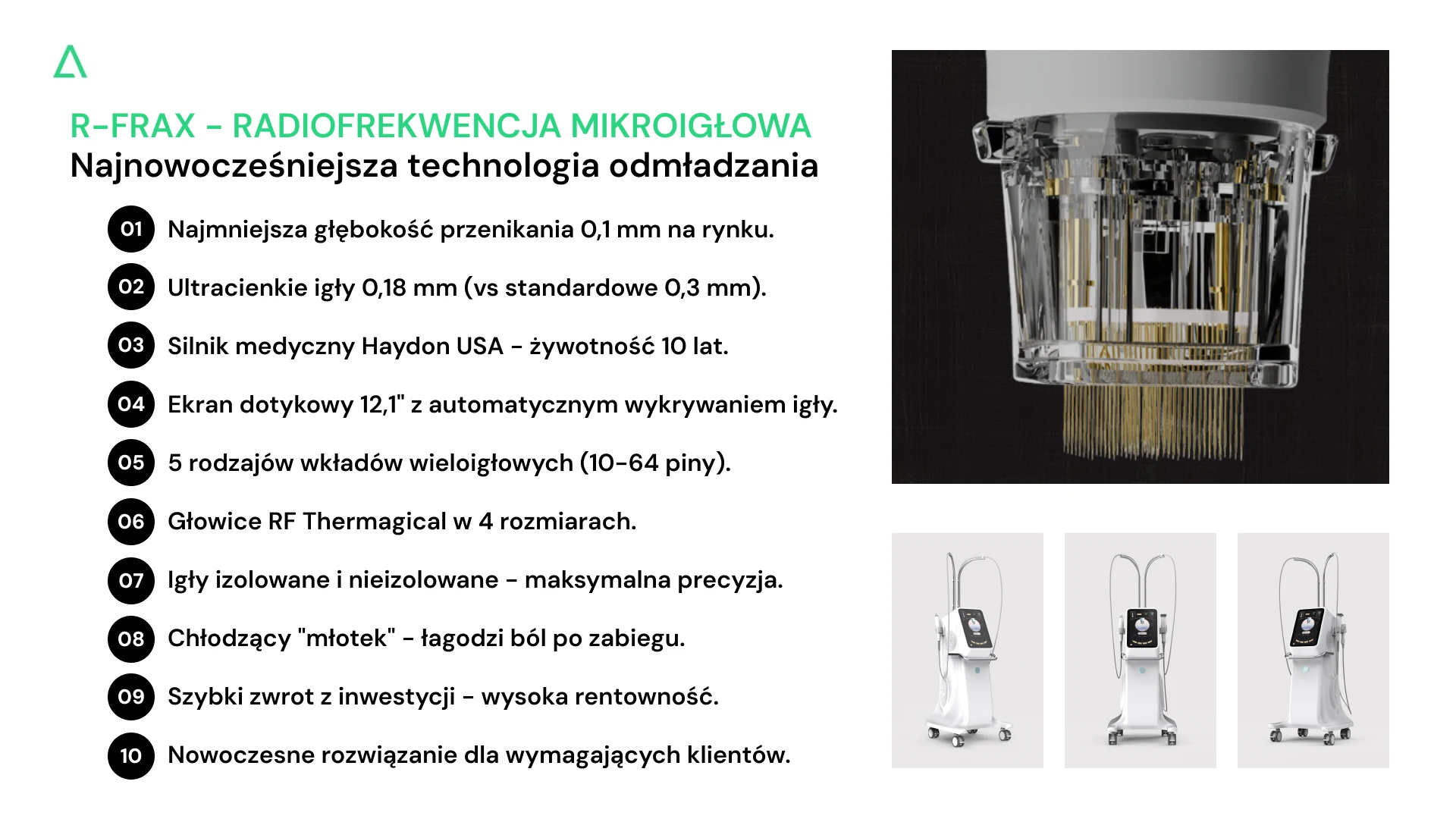 R-FRAX - radiofrekwencja mikroigłowa najnowszej generacji