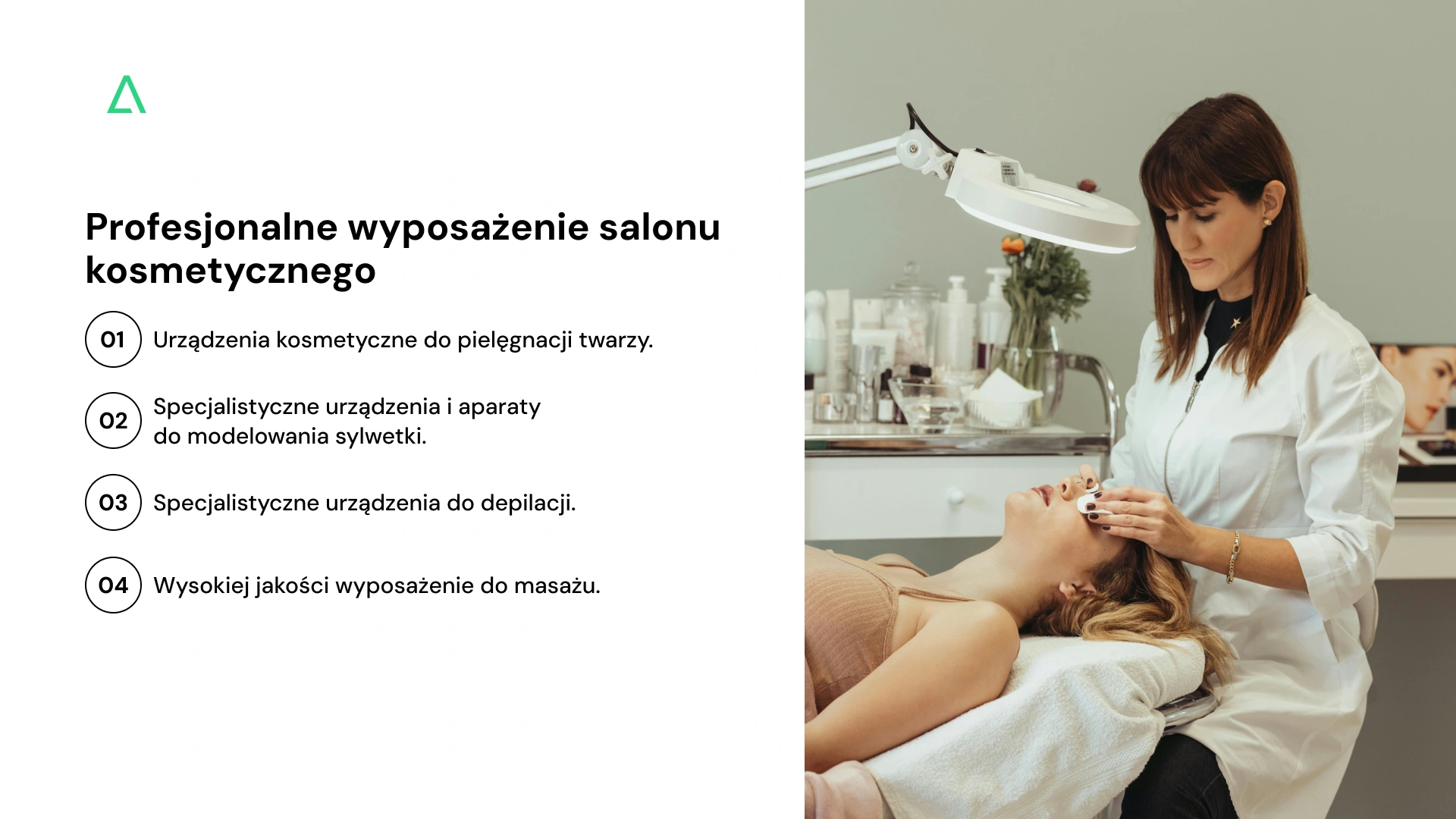 Profesjonalne wyposażenie salonu kosmetycznego