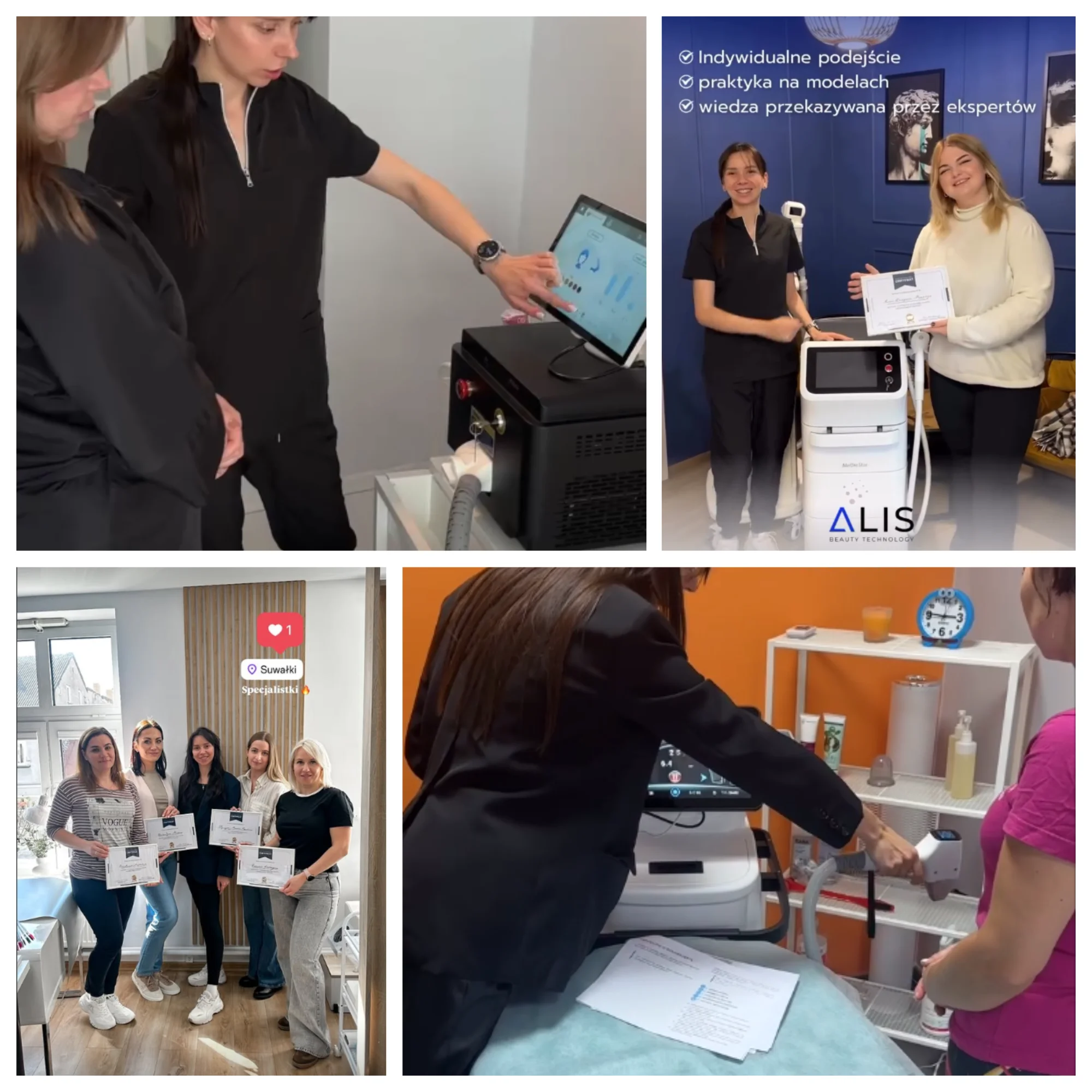 Profesjonalne szkolenie Alis Laser